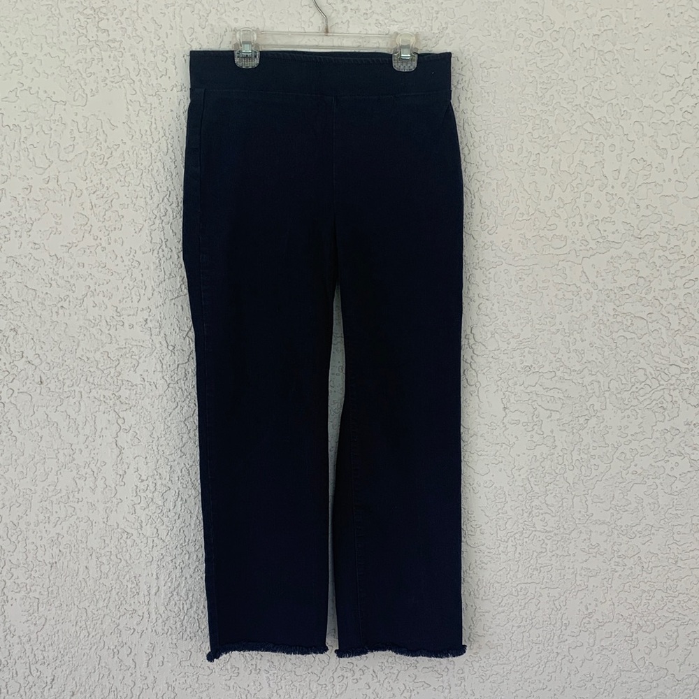 LOFT navy pull up  Straight-Leg Chinos size 0